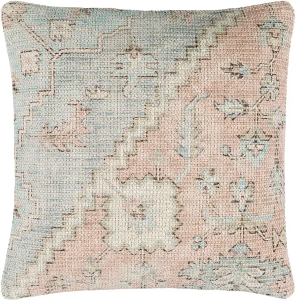 Drew Pillow, Cream/Pink