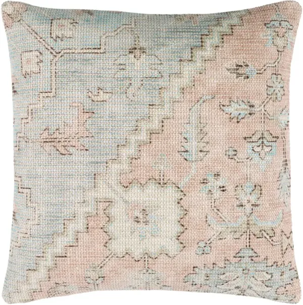 Drew Pillow, Cream/Pink