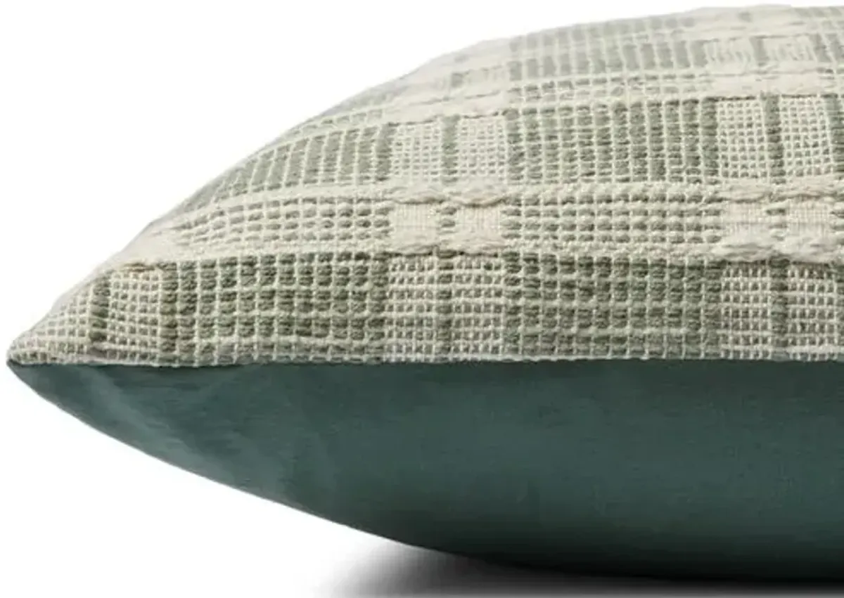 Madera 22x22 Pillow - Green - Amber Lewis x Loloi