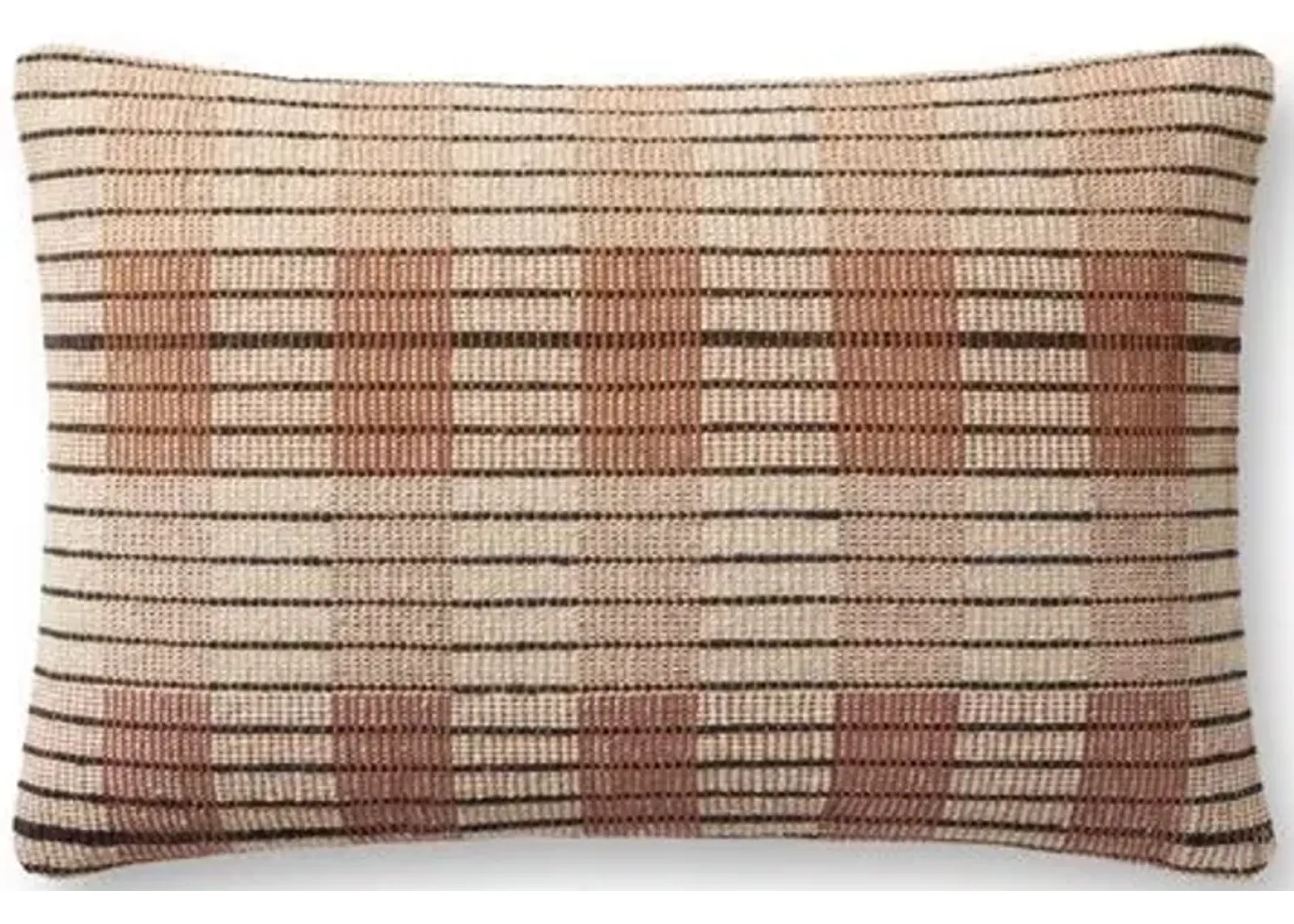 Onofre 13x21 Pillow - Ivory/Brown - Amber Lewis x Loloi