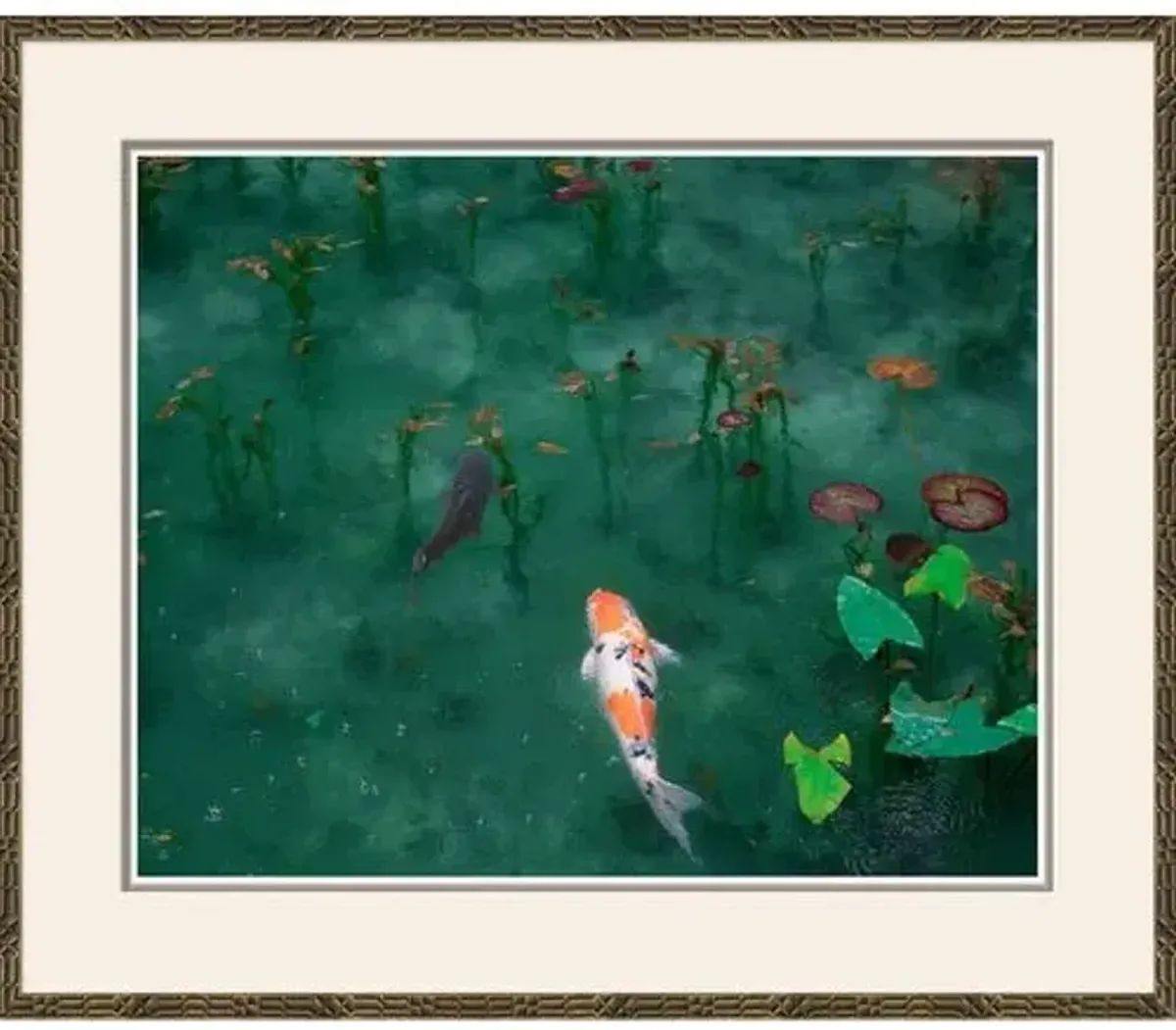 Koi on Emerald - Soicher Marin - Gold