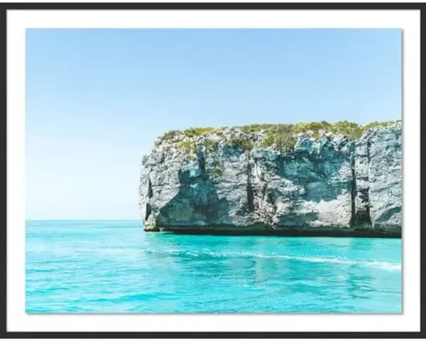 Tommy Kwak - Limestone Cliff - West Caicos Photograph - Black