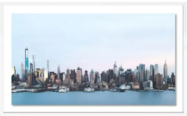 Tommy Kwak - Sunset - Manhattan Photograph - White