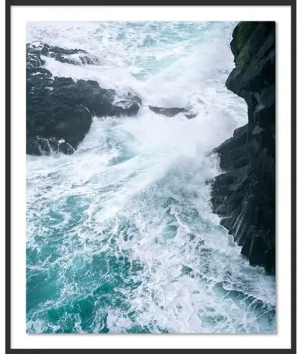 Tommy Kwak - Winter Waves Photograph - Snaefellsnes - Iceland - Black