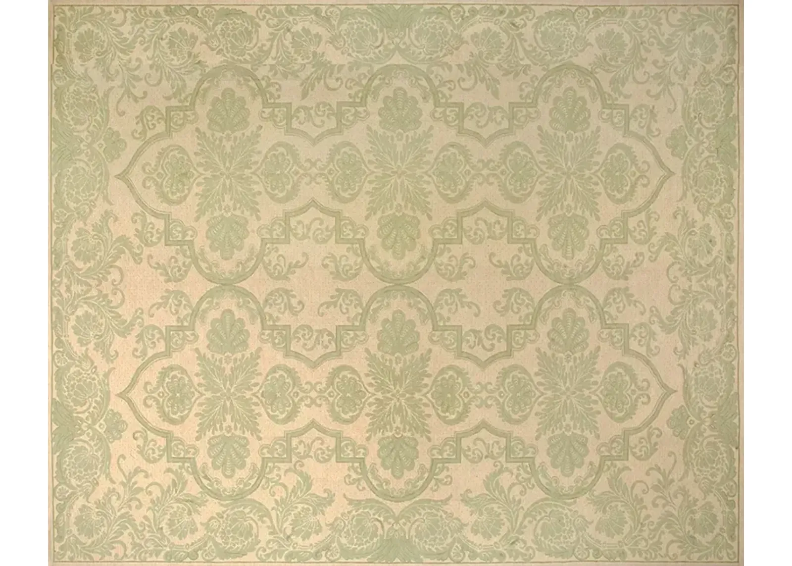 Needlepoint 9'0"x12'0" - Beige