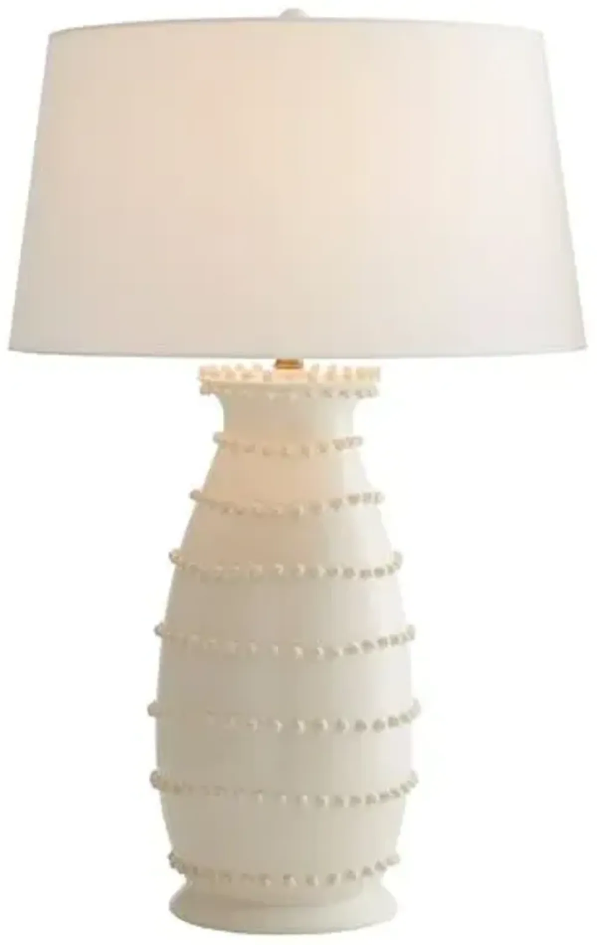 Spitzy Ceramic Table Lamp - Ivory