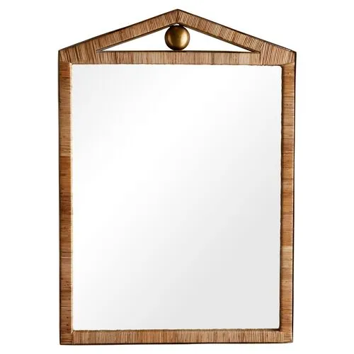 Caribe Rattan Wall Mirror - Natural