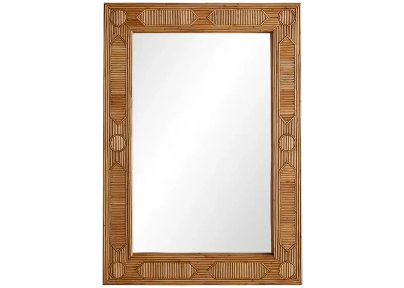 Madeline Rattan Wall Mirror - Natural