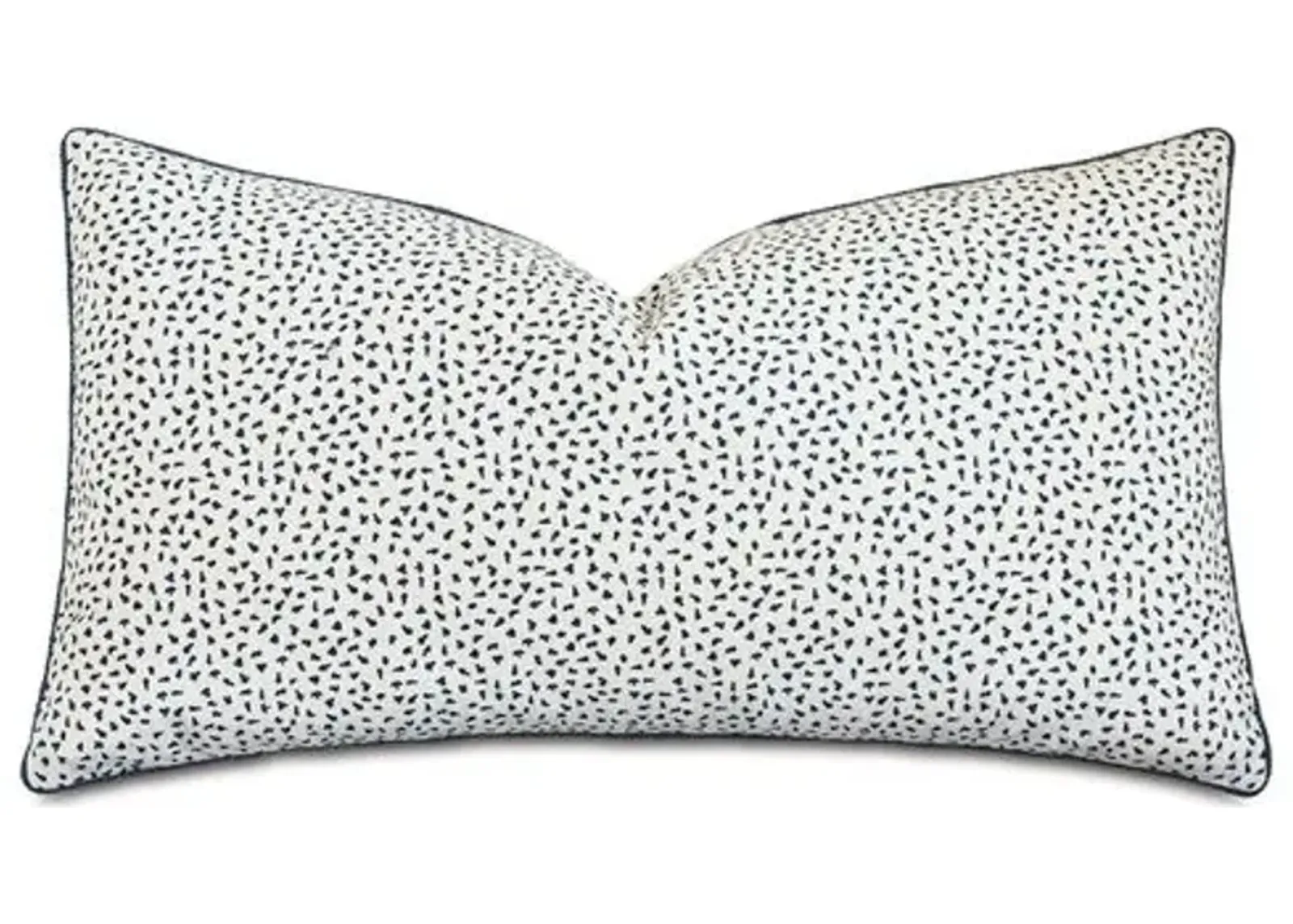 Claire Speckled Sham - White/Indigo