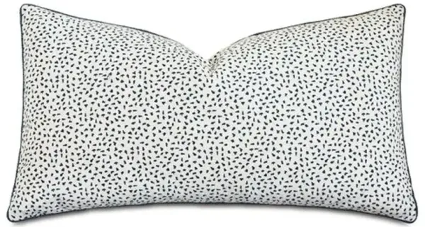 Claire Speckled Sham - White/Indigo