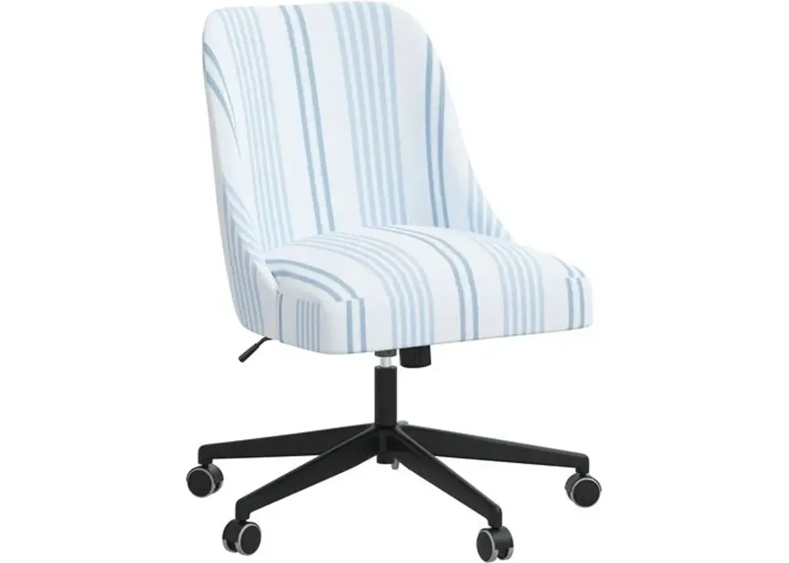 Celeste Elsa Stripe Desk Chair - Blue