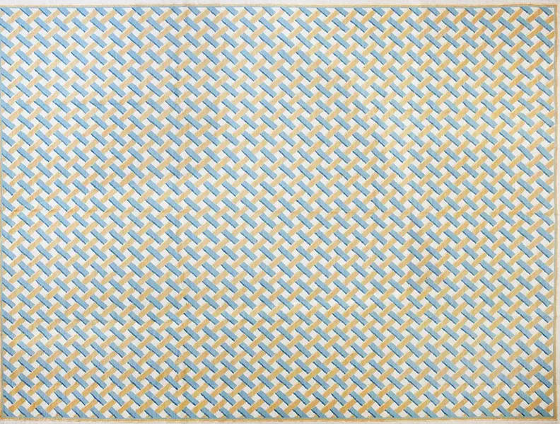 Needlepoint 9'0" x 12'0" - Blue