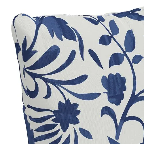 Vine Floral Pillow - Handcrafted