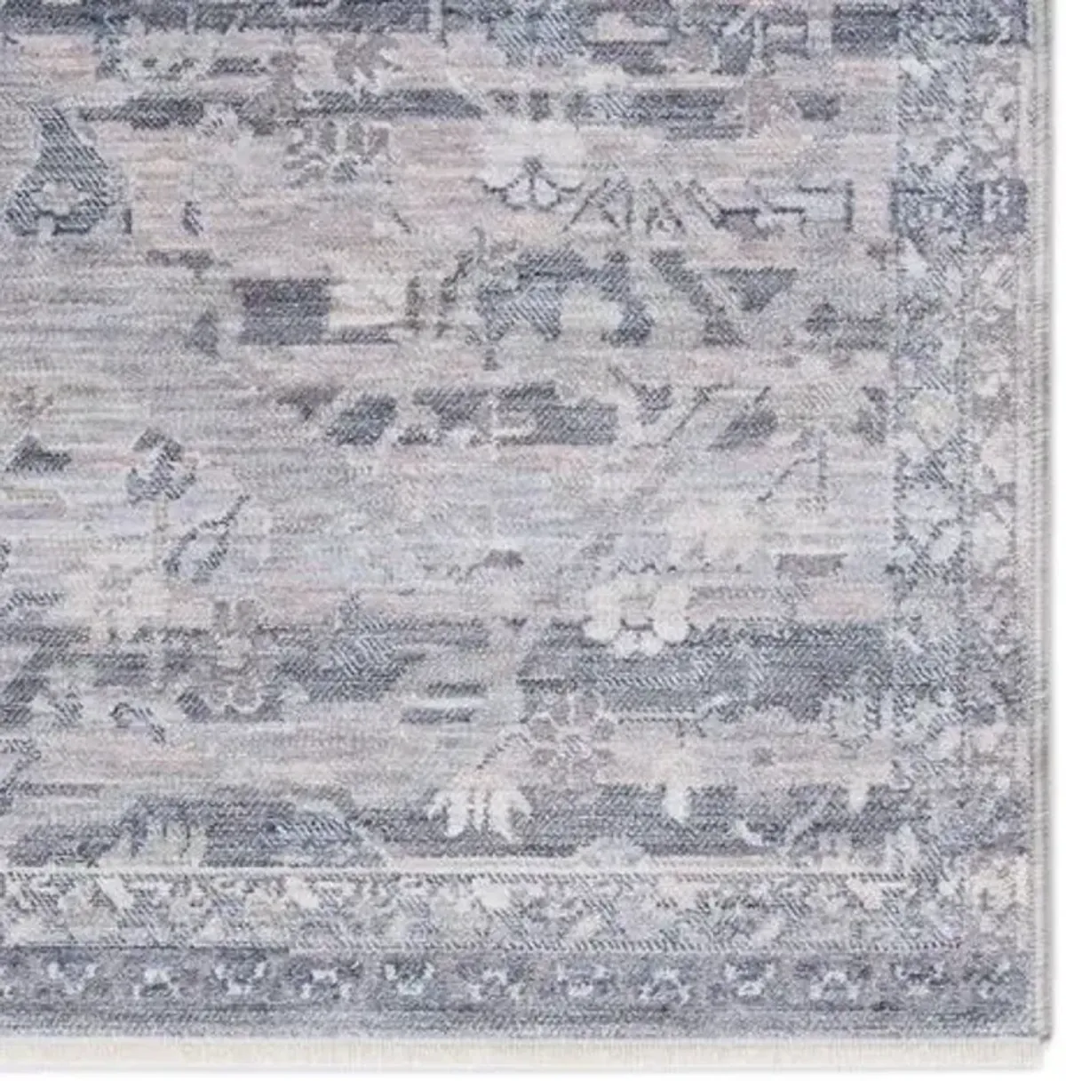 Shalee Rug - Gray/Blue - Blue