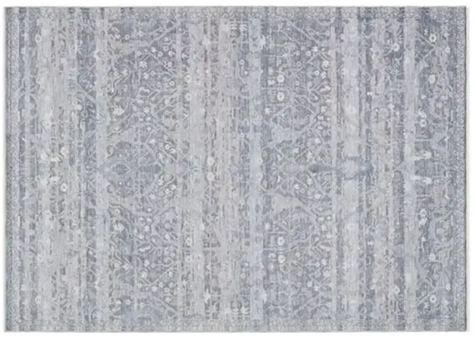 Shalee Rug - Gray/Blue - Blue