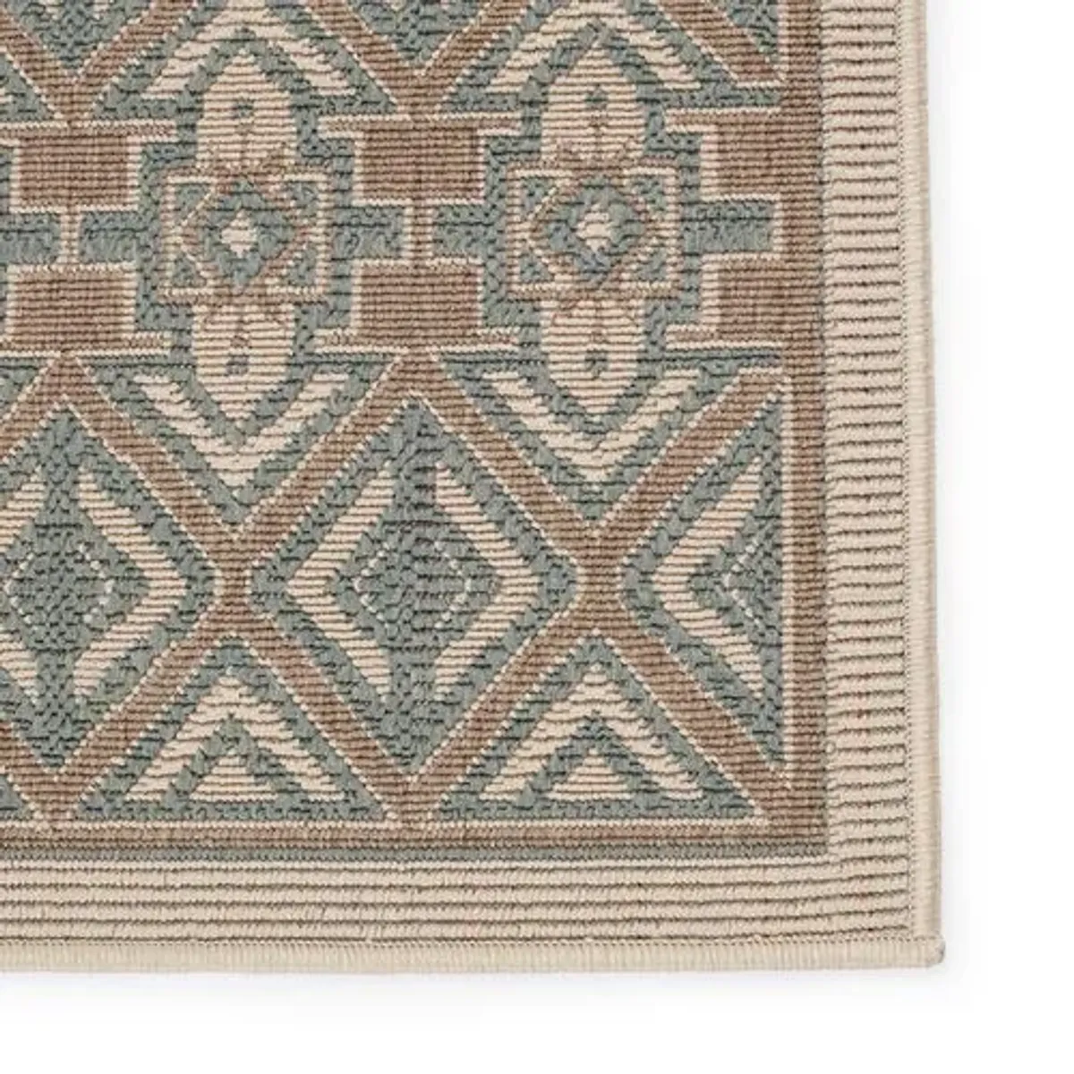 Nikhil Indoor/Outdoor Rug - Sea Green/Beige - Green