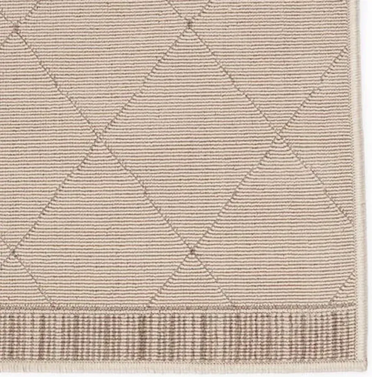 Anusha Indoor/Outdoor Rug - Beige/Dark Taupe - Beige