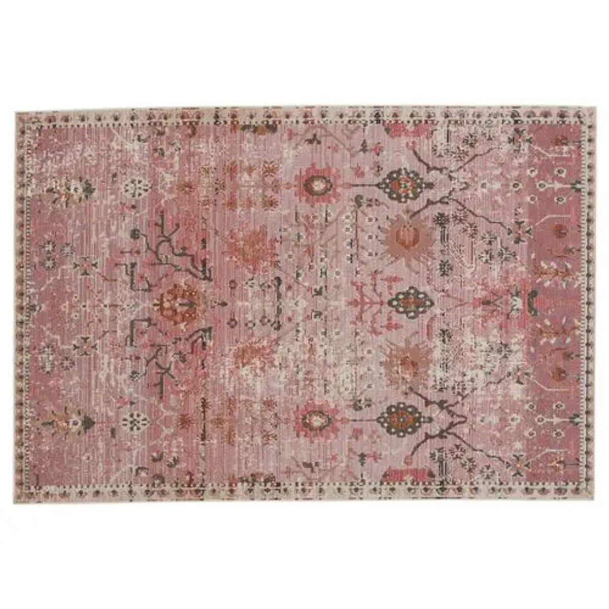 Lahar Indoor/Outdoor Rug - Pink - Pink