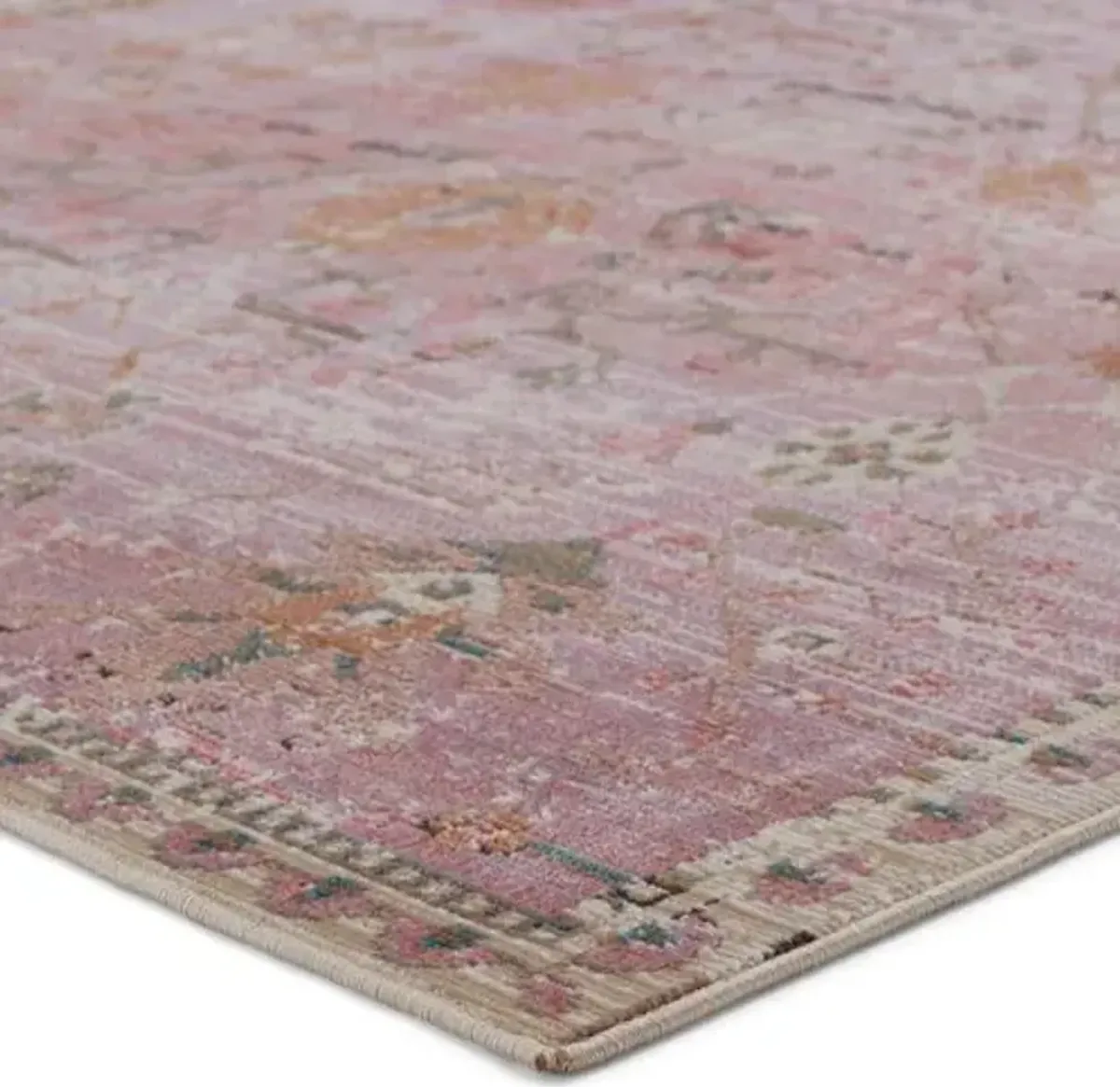 Lahar Indoor/Outdoor Rug - Pink - Pink