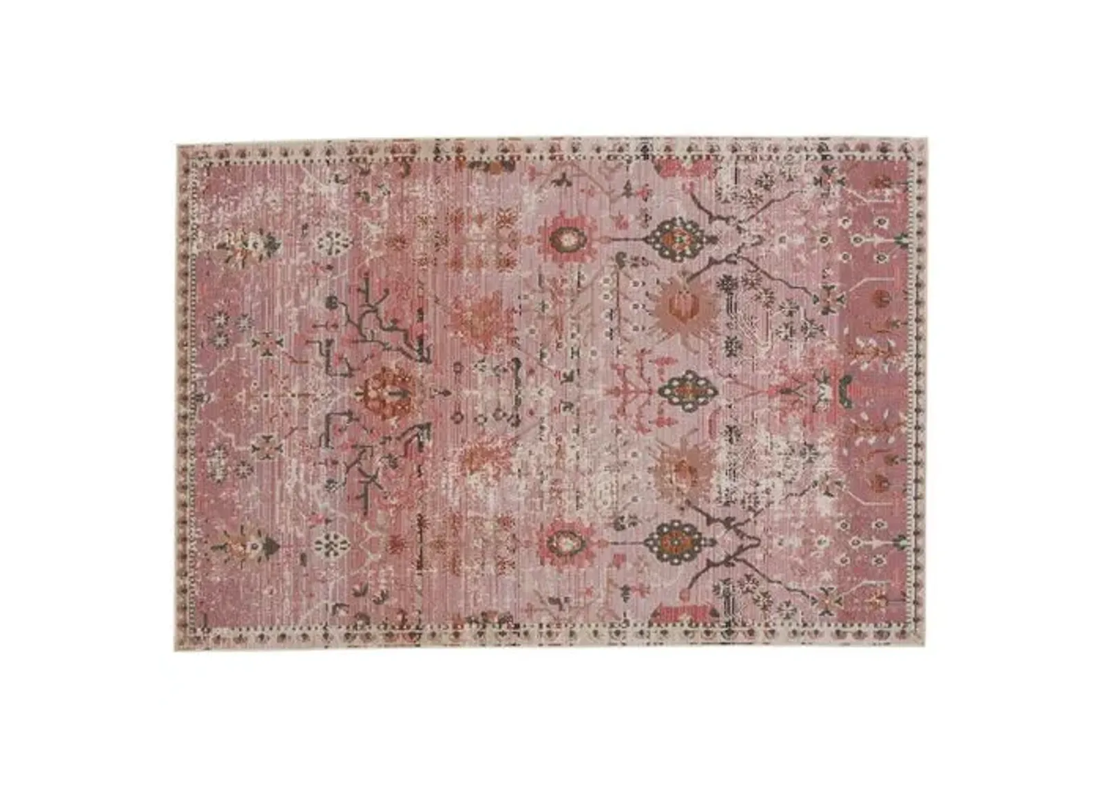 Lahar Indoor/Outdoor Rug - Pink - Pink