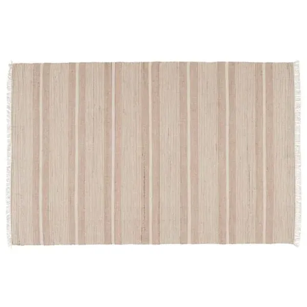 Faiza Handwoven Rug - Beige/Cream - Beige