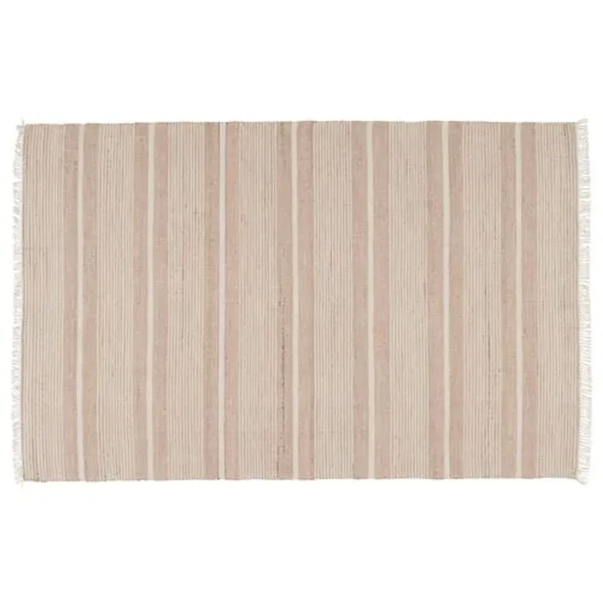 Faiza Handwoven Rug - Beige/Cream - Beige