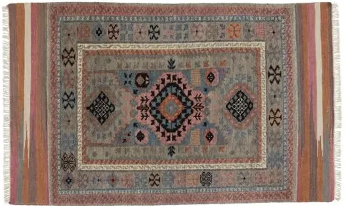 Devak Hand-Knotted Rug - Taupecolor - Brown - Brown