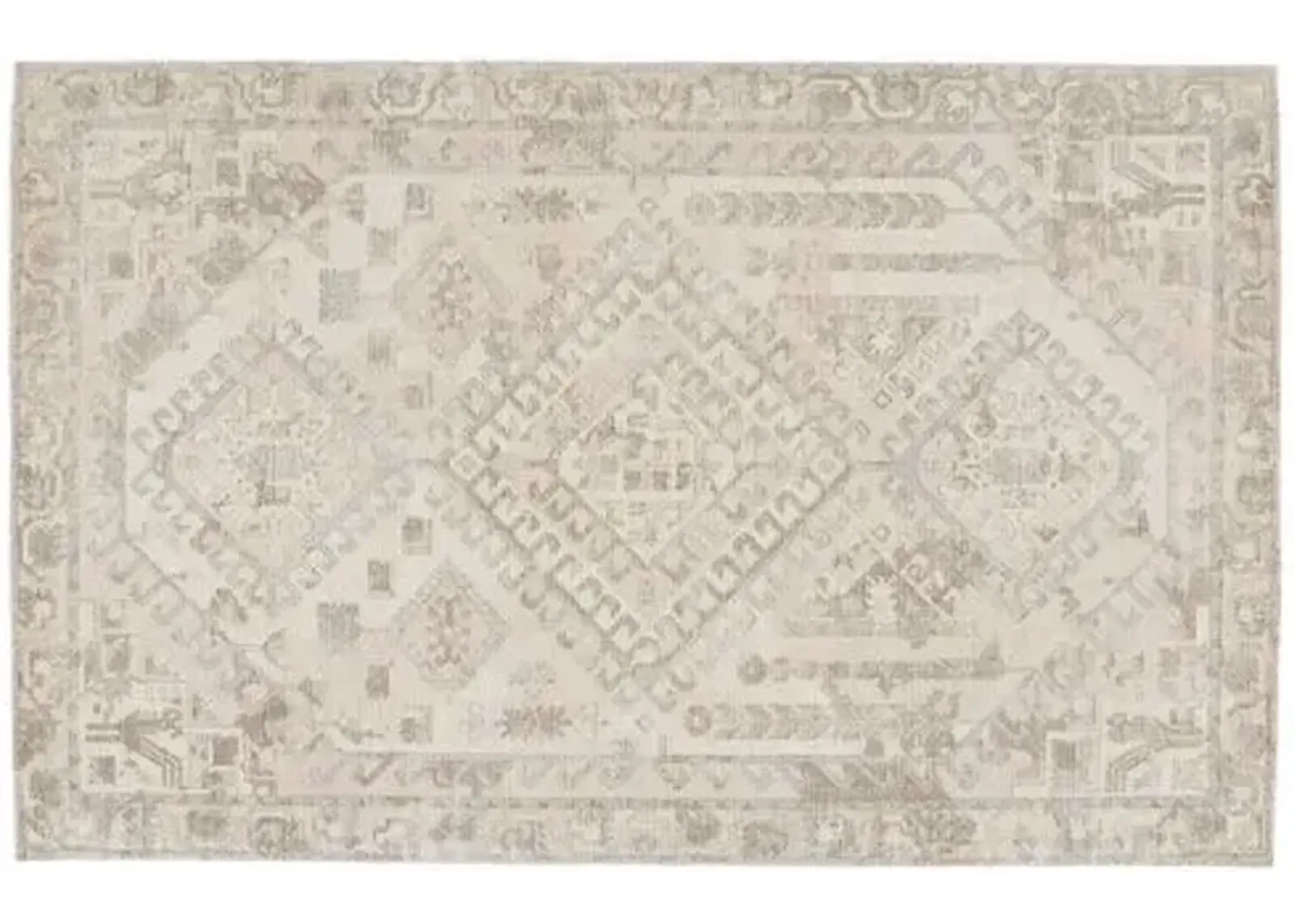 Asmee Handwoven Rug - Light Brown/Light Pink - Beige - Beige