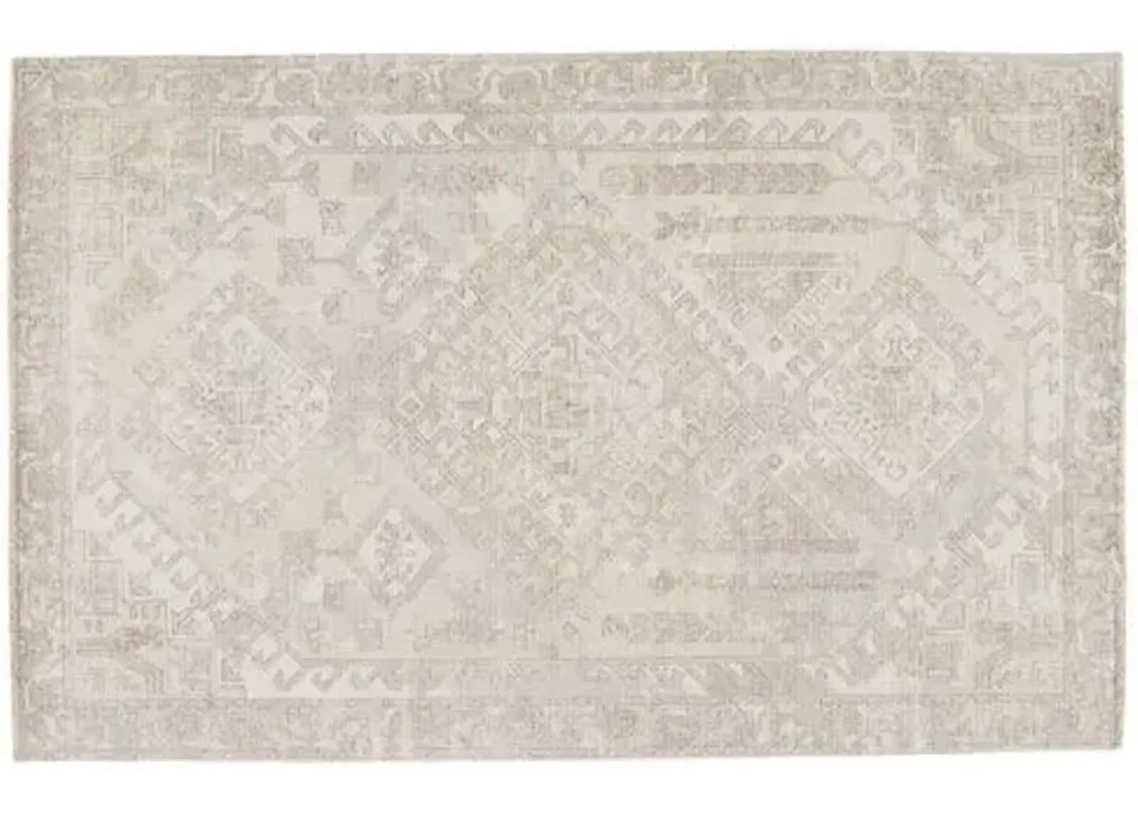 Asmee Handwoven Rug - Light Taupe/Cream - Beige - Beige