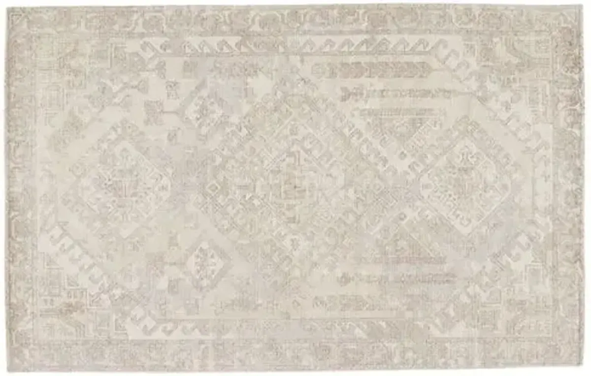 Asmee Handwoven Rug - Light Taupe/Cream - Beige - Beige