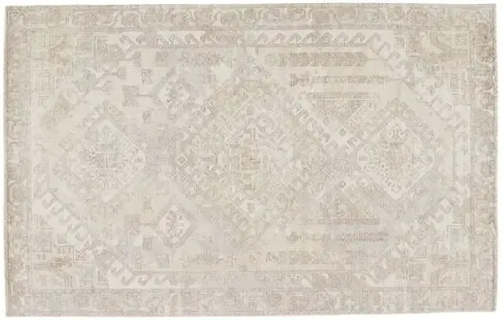 Asmee Handwoven Rug - Light Taupe/Cream - Beige - Beige