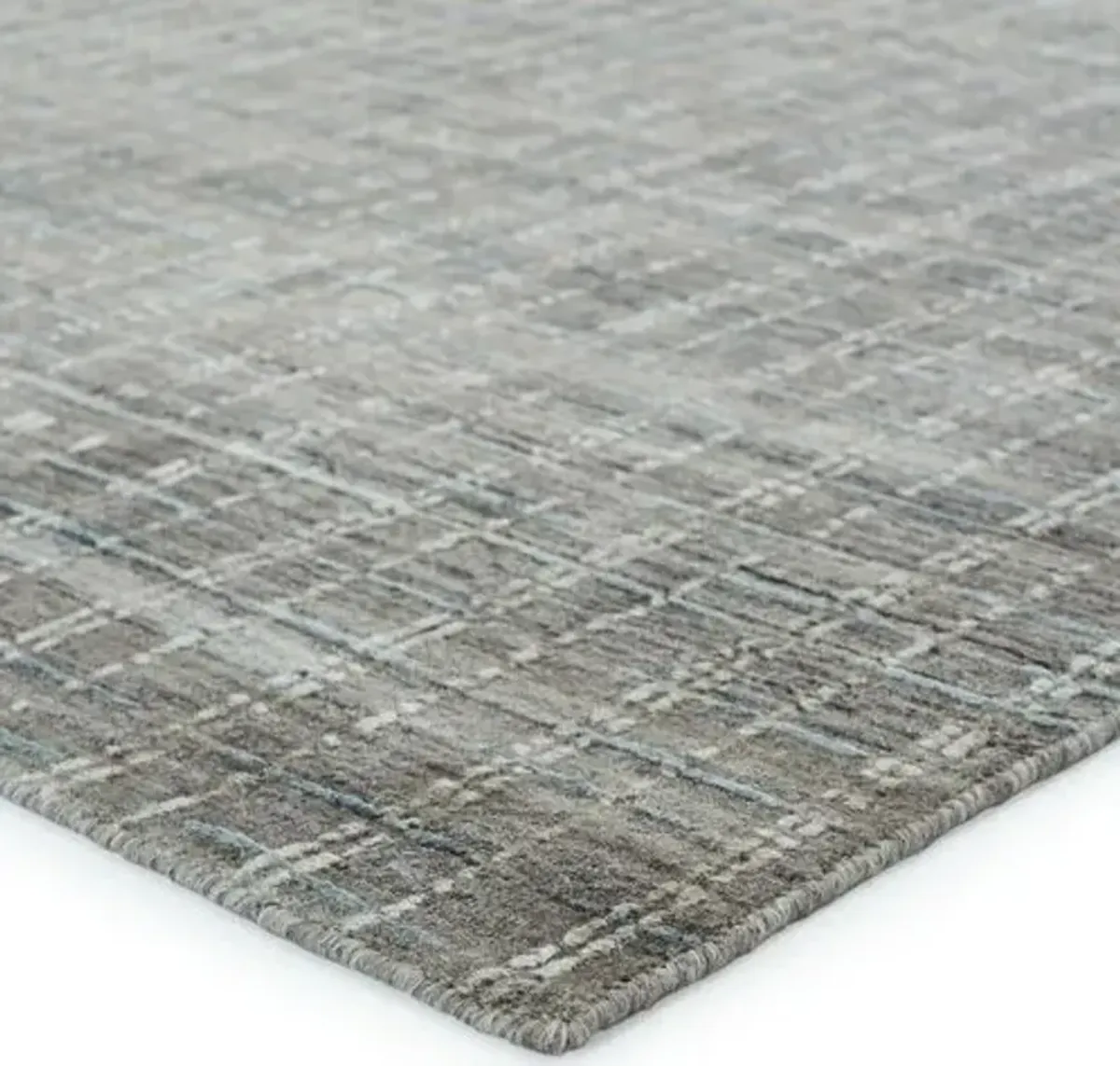 Johar Hand-Knotted Rug - Gray/Blue - Gray