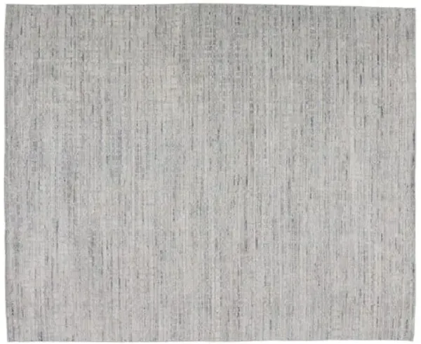 Johar Hand-Knotted Rug - Light Gray/Blue - Gray