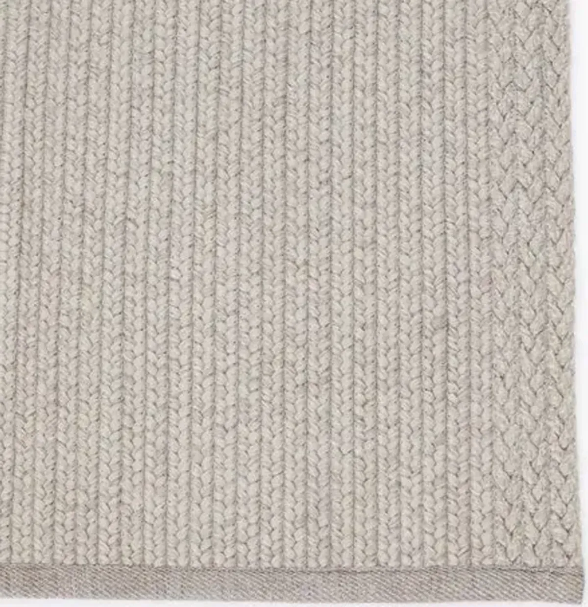 Mahesh Handwoven Rug - Light Gray - Gray