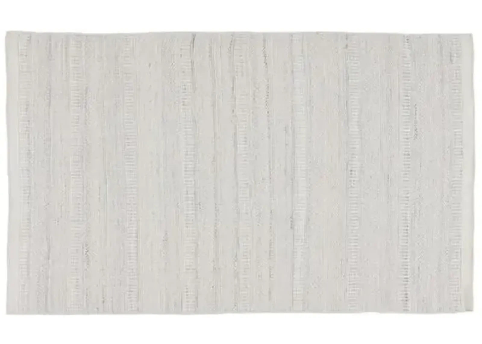 Pradeep Handwoven Rug - Light Gray/Ivory - Ivory