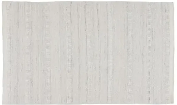 Pradeep Handwoven Rug - Light Gray/Ivory - Ivory