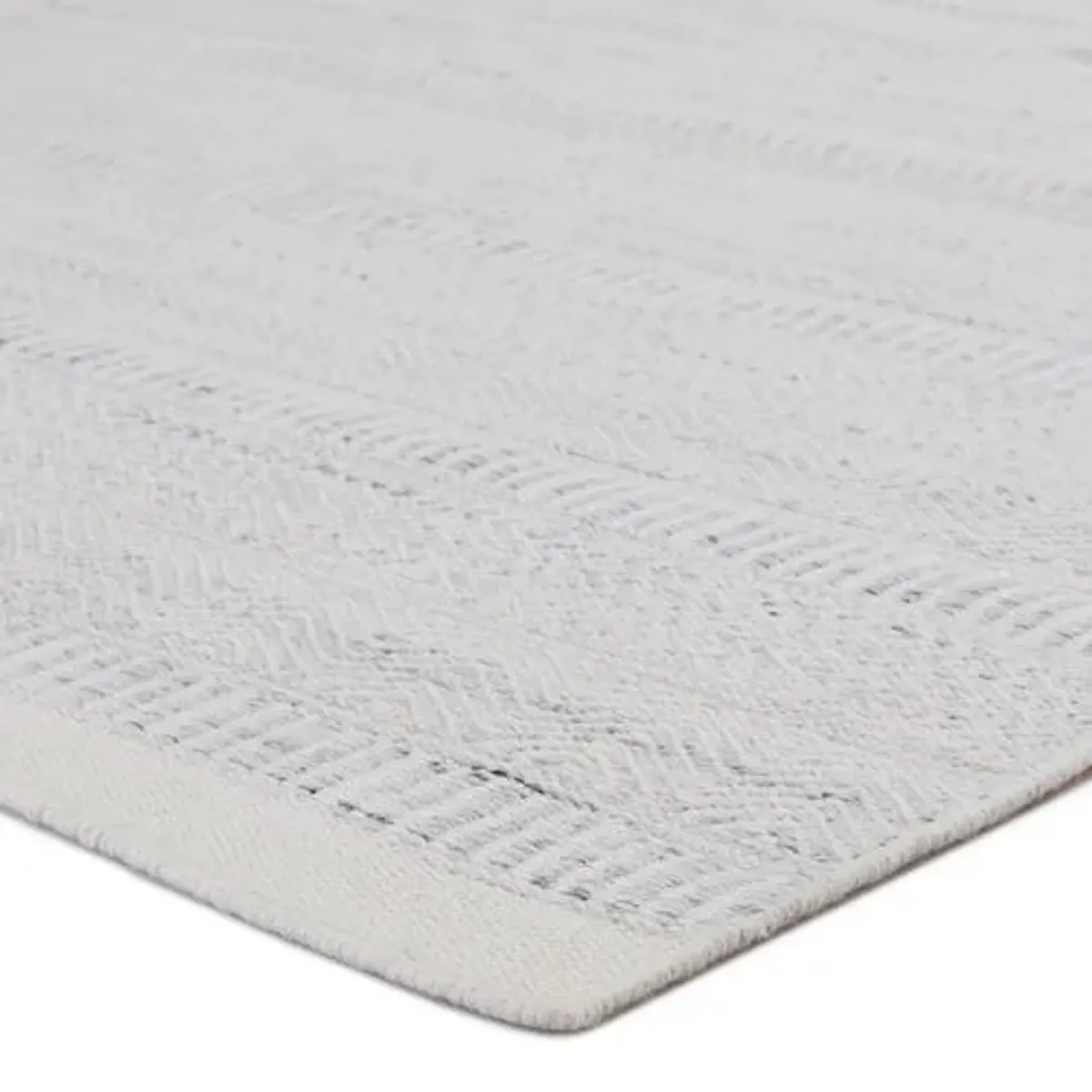 Pradeep Handwoven Rug - Light Gray/Ivory - Ivory