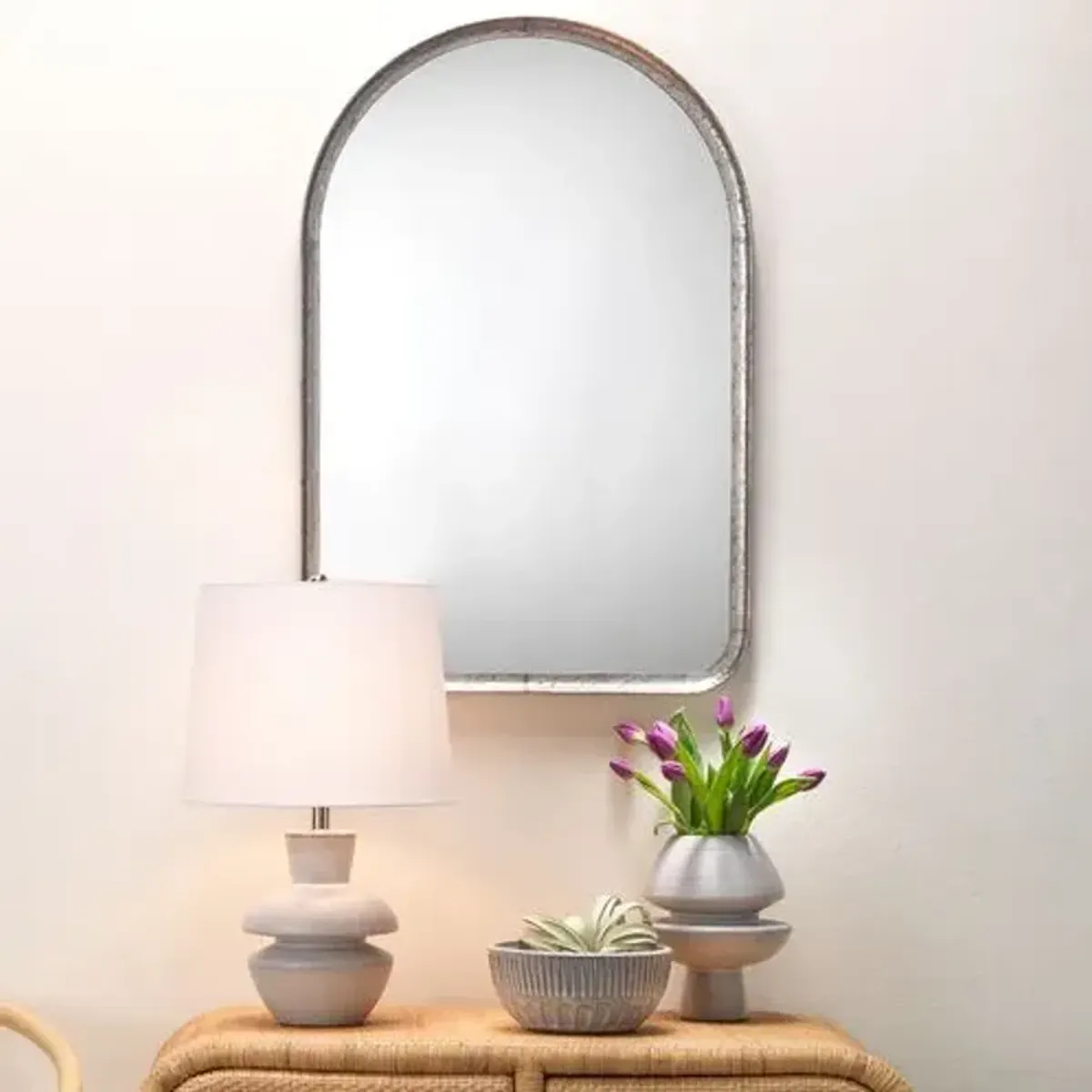 Arch Wall Mirror - Silver Leaf - Jamie Young Co.