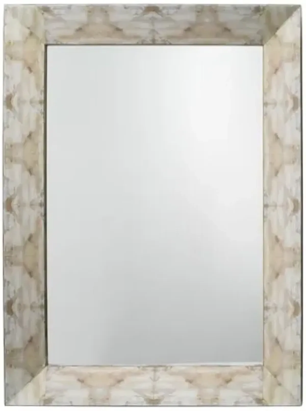 Fragment Large Rectangle Wall Mirror - Gray Lacquer - Jamie Young Co.