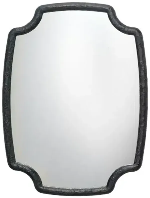 Selene Resin Wall Mirror - Charcoal - Jamie Young Co.