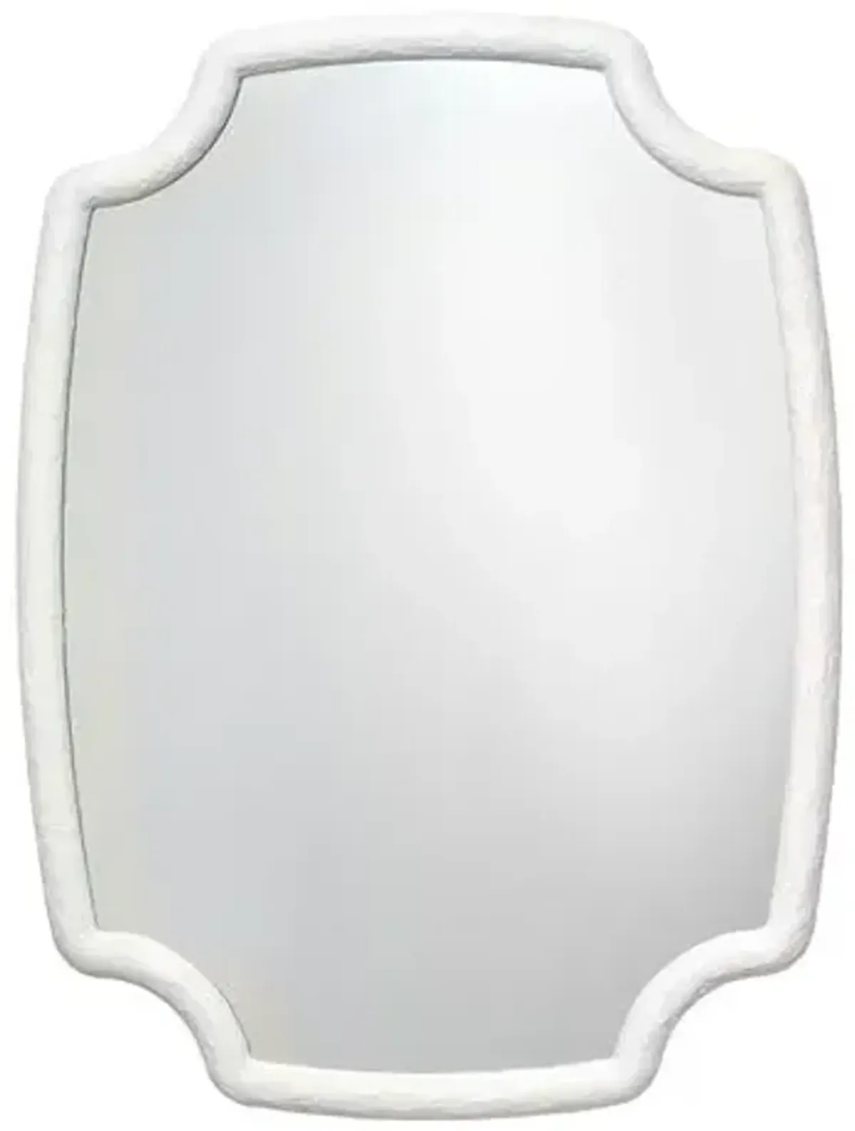 Selene Resin Wall Mirror - White - Jamie Young Co.