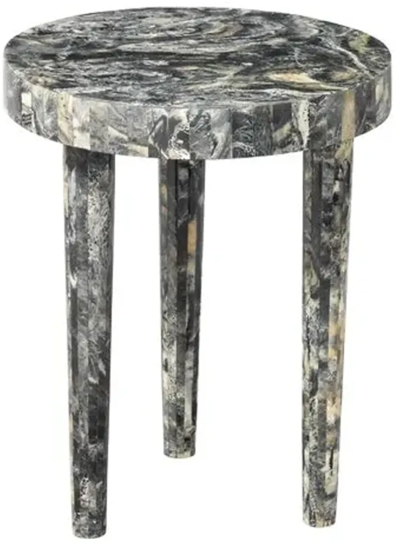 Artemis Large Side Table - Black Resin - Jamie Young Co.