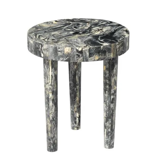 Artemis Small Side Table - Black Resin - Jamie Young Co.