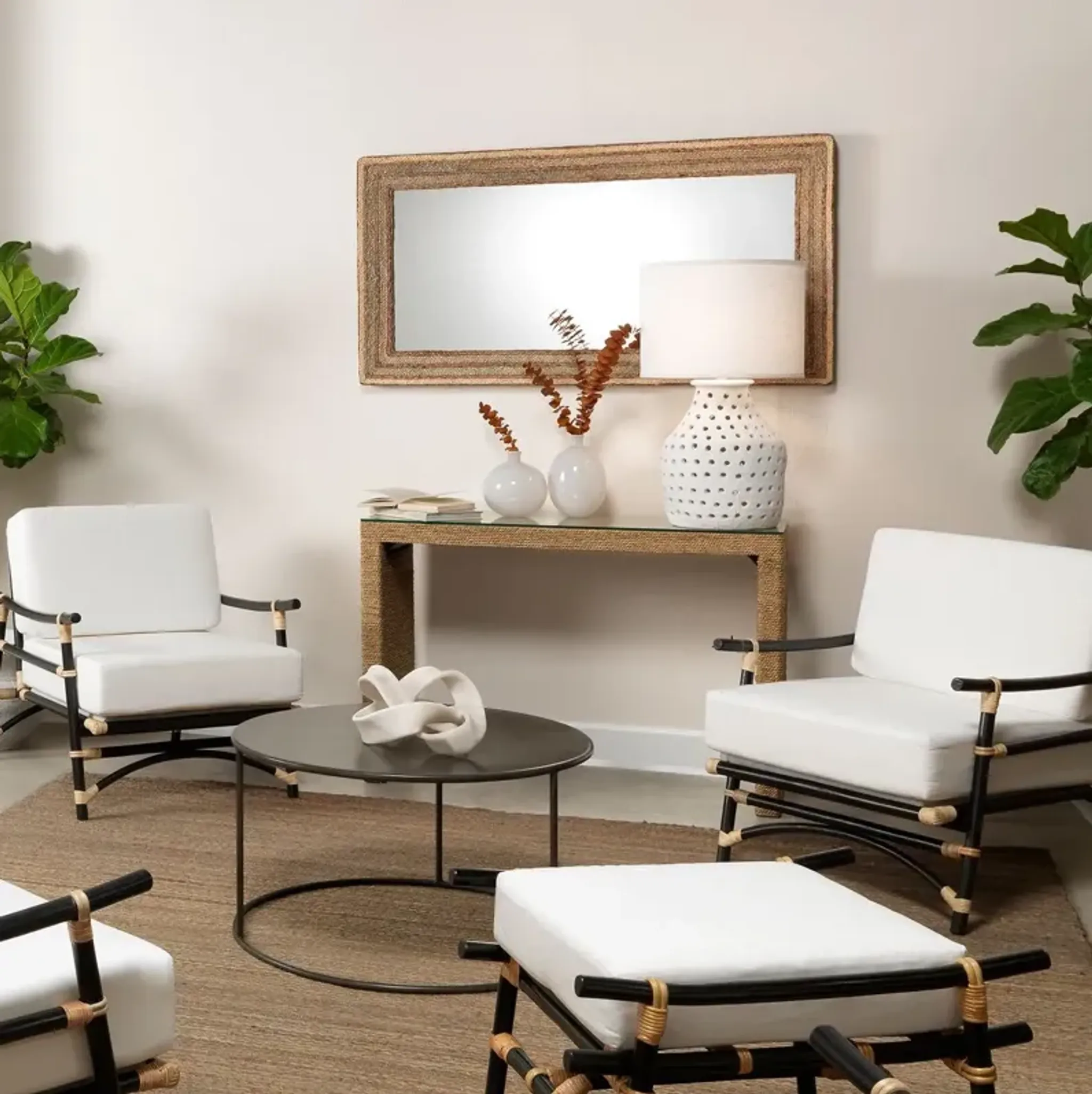 Captain Rope Console Table Natural Jamie Young Co Beige One Kings Lane ...