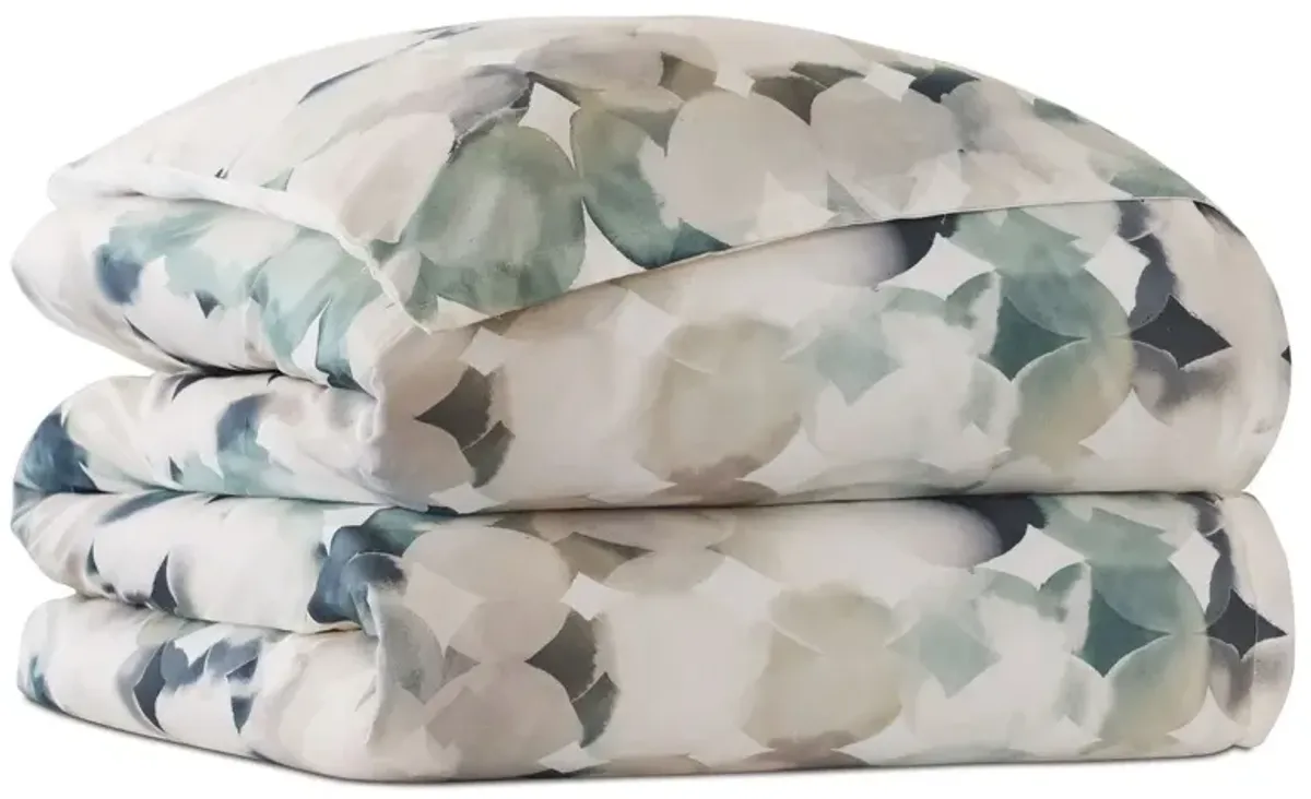 Izaro Watercolor Duvet Cover, Jade