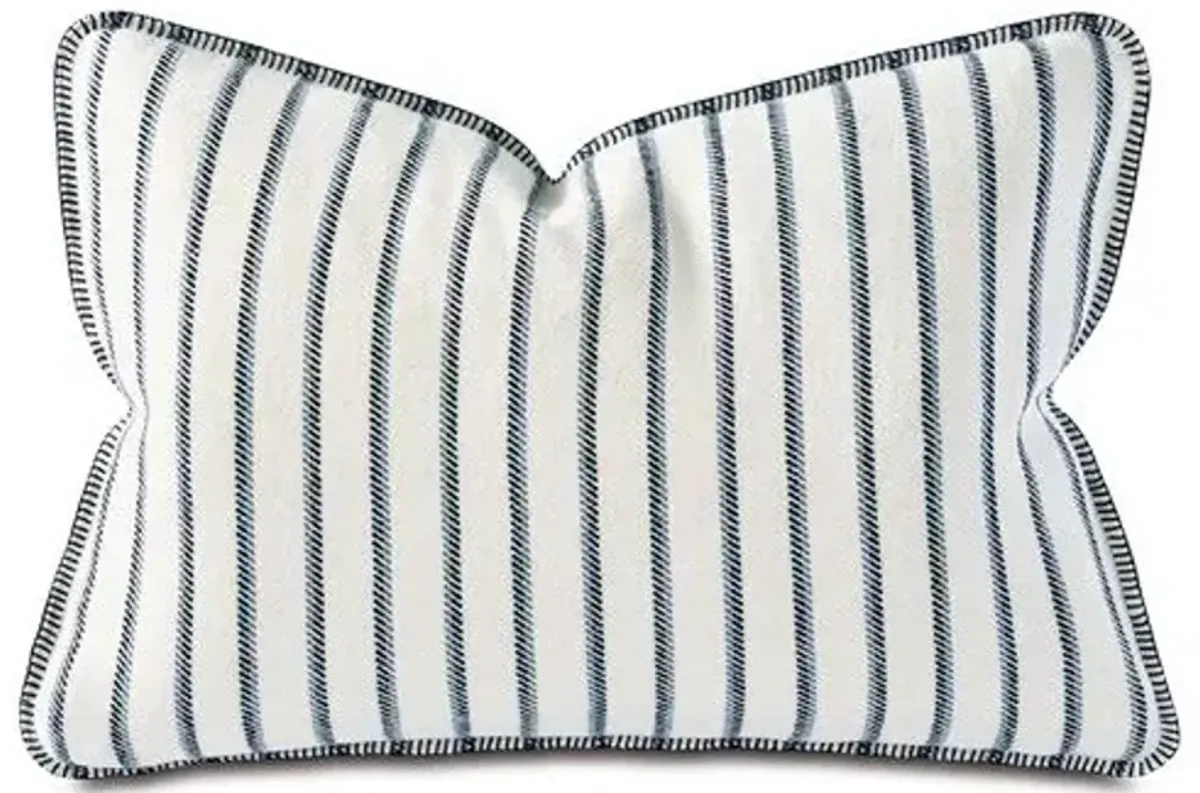 Marco Striped Sham - White/Blue