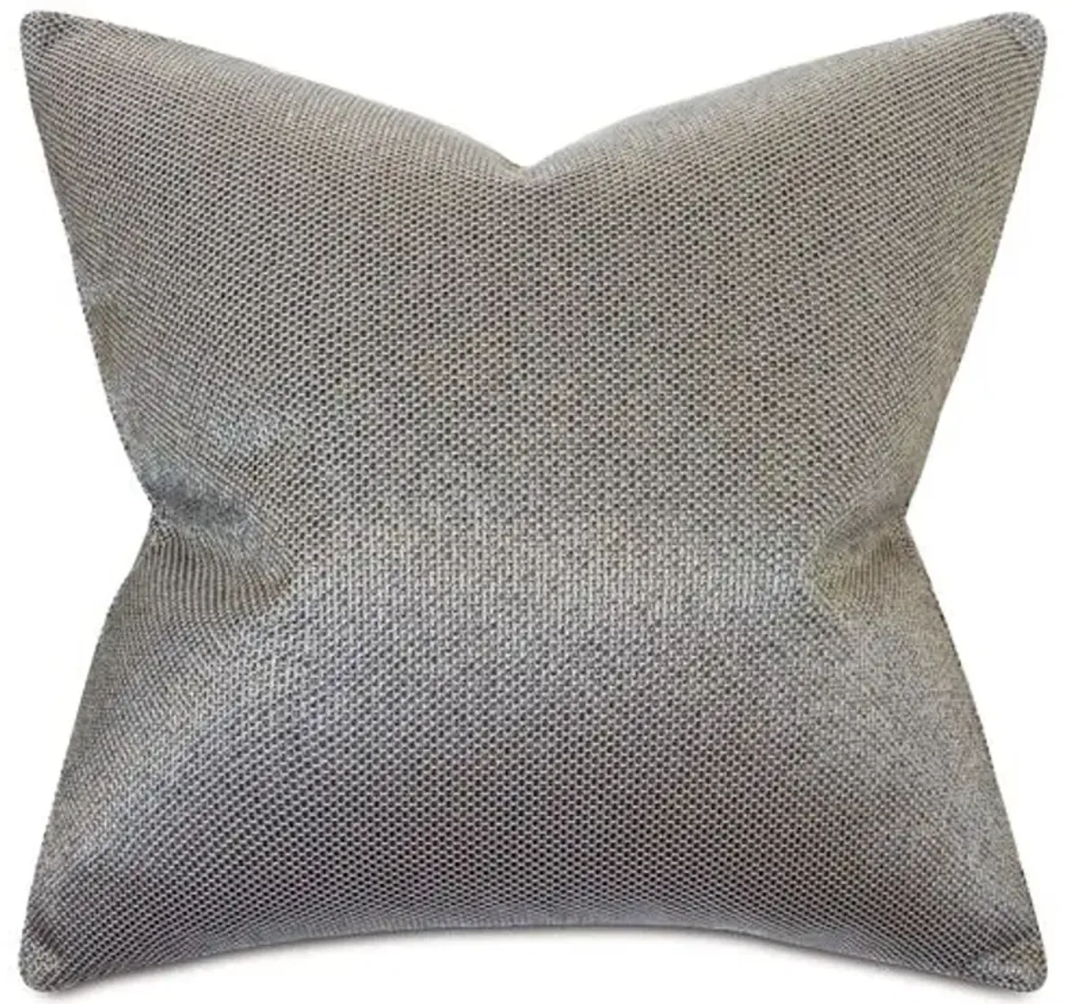 Trillium Metallic Euro Sham - Metallic - Silver