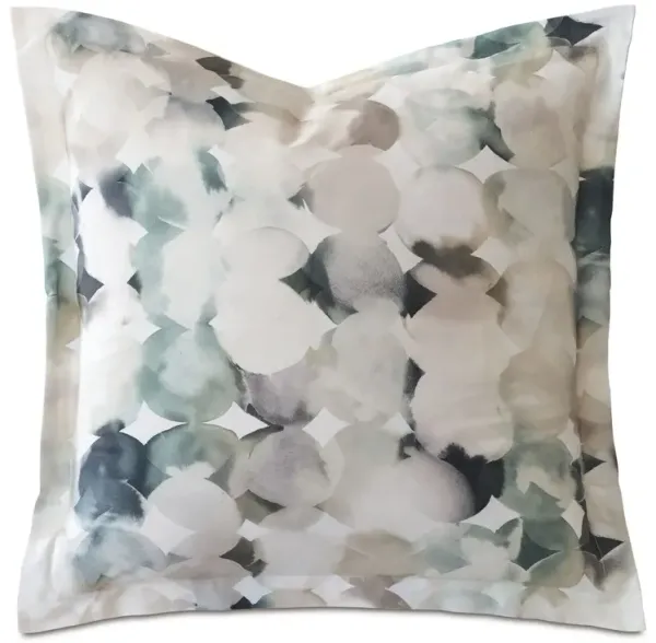 Izaro Watercolor Sham - Jade - Eastern Accents - Green