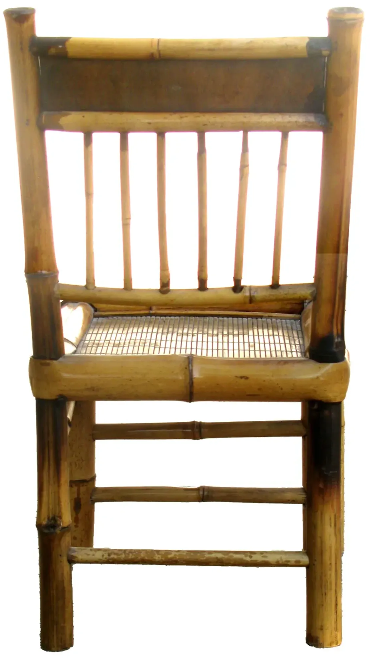 Petite Organic Modern Bamboo Chair - Chez Vous - Brown