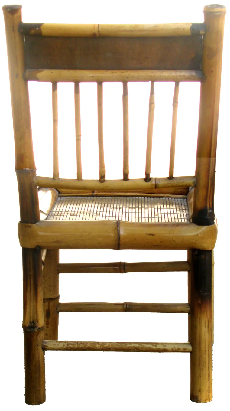 Petite Organic Modern Bamboo Chair - Chez Vous - Brown